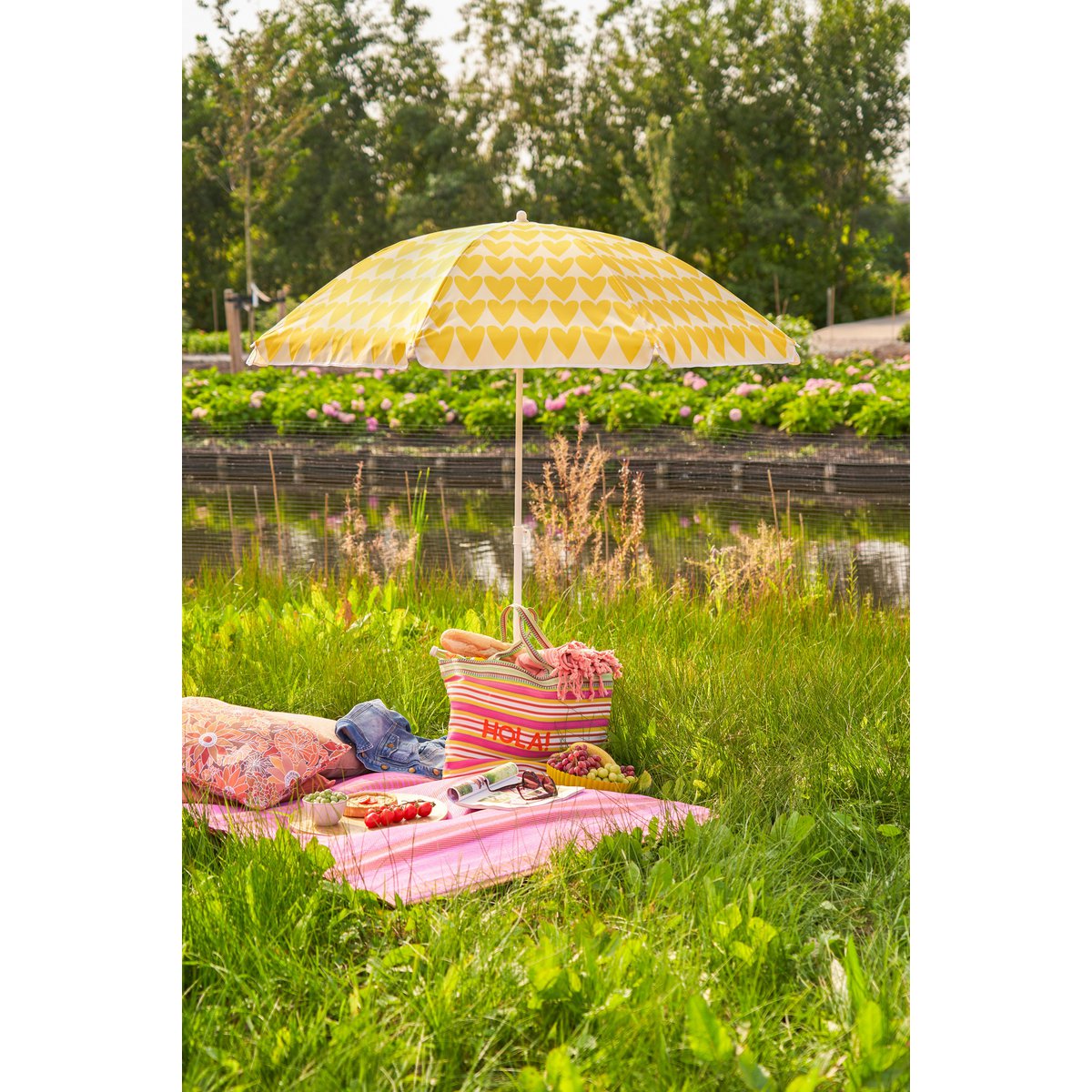 Coeur StrandParasol - H180 X Ø160 cm - Geel