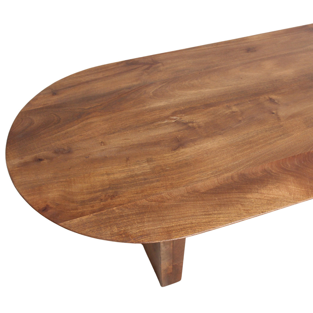 Table basse de bullnose marron