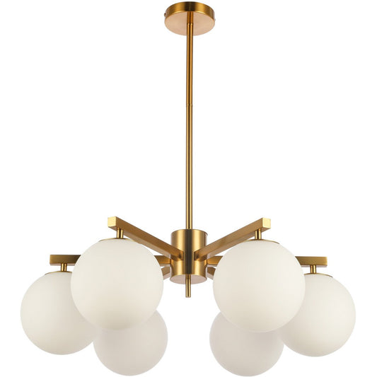 Suspension Stella White 6 Light