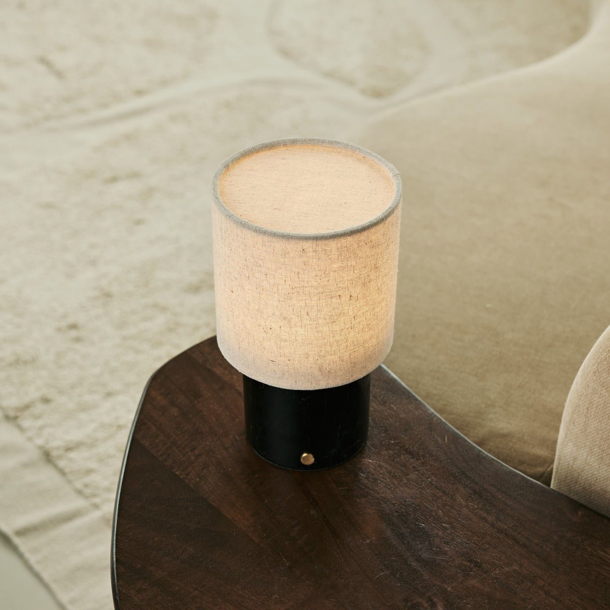 Onoda Black / Nero Marquina – Lampe de table en Marbre