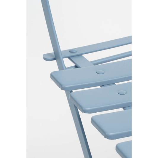 Laurence Bistroset - Ensemble de 3 - Metal - bleu clair