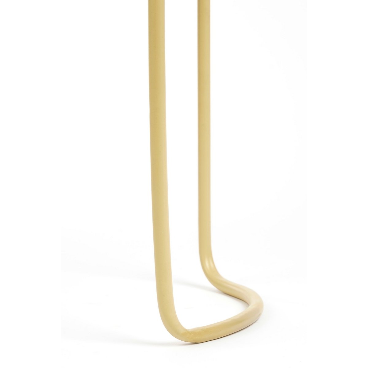 Moritz Flowerpot sur standard - L55 x B24 x H65 cm - Fer - beige