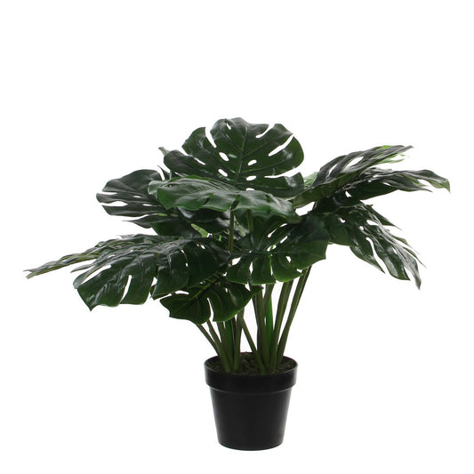 Plante Artificielle Monstera - H60 x Ø80 cm - Vert