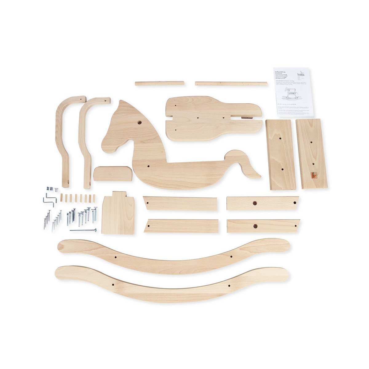 Cheval à bascule 'Pinolino' avec anneau