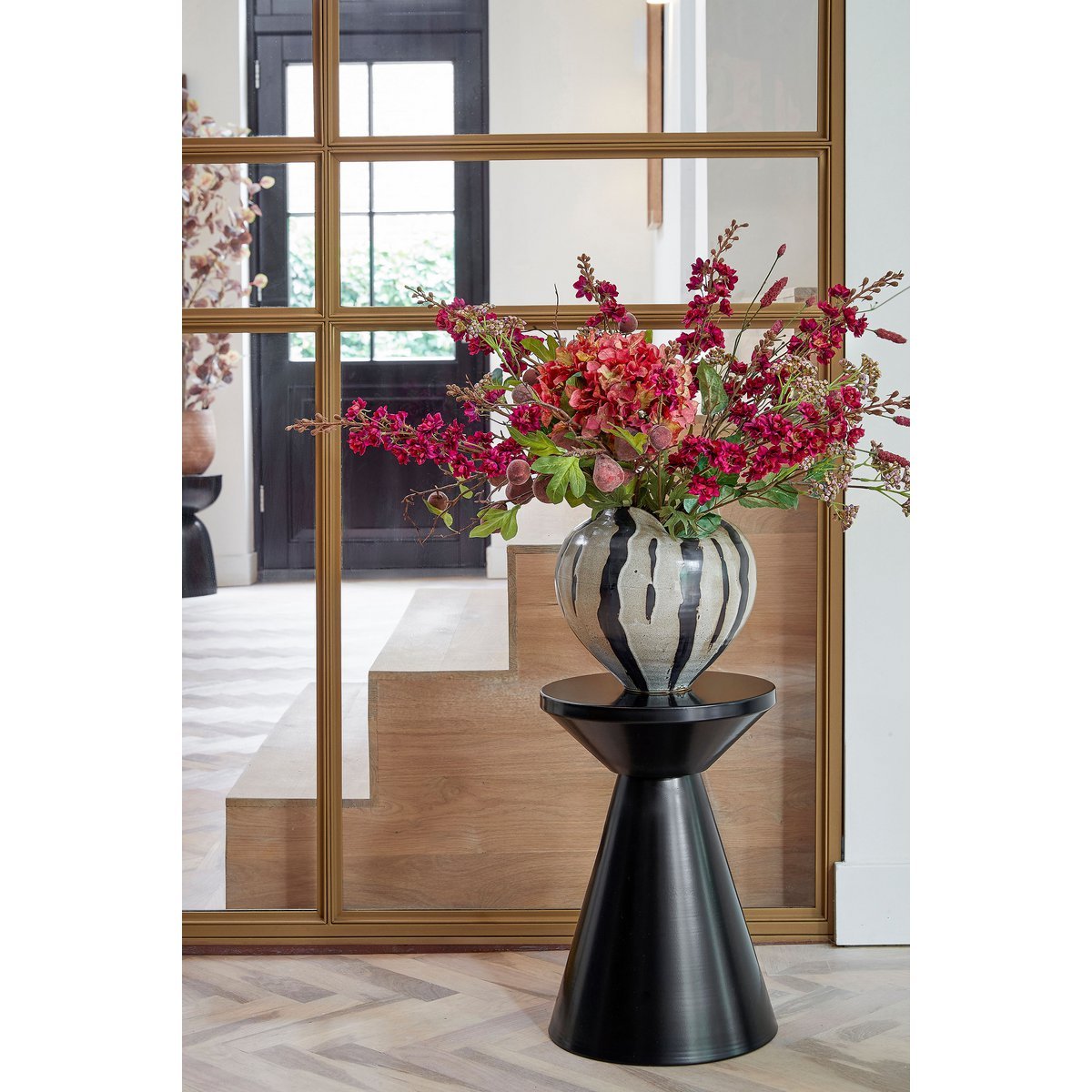 Table d'appoint Jim - H45 X Ø31 cm - Fer - noir