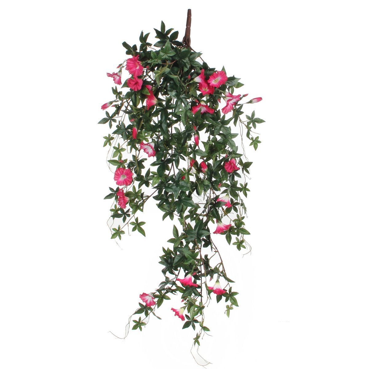 Plante Artificielle Pétunia Suspendue - L15 x l20 x H80 cm - Fuchsia