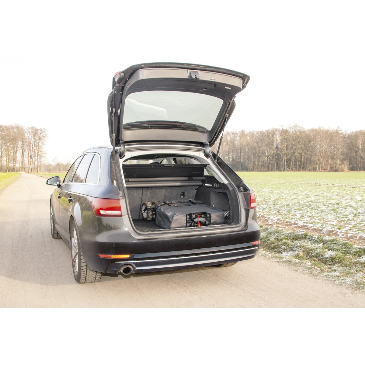 Charrette à bras pliante 'Paxi', grise