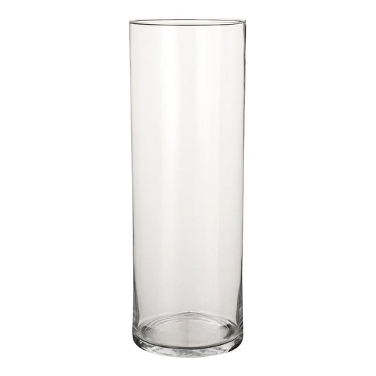 Vase Carly - H55 x Ø19 cm - Cylindre - Transparent
