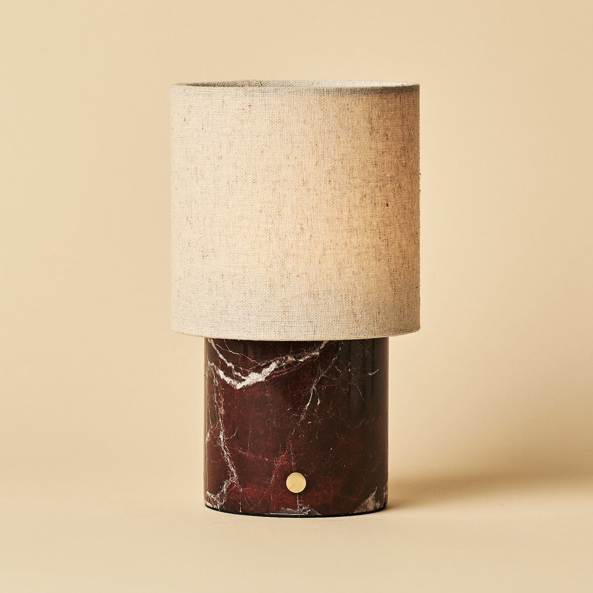 Onoda Red / Rosso Levanto – Lampe de table en Marbre