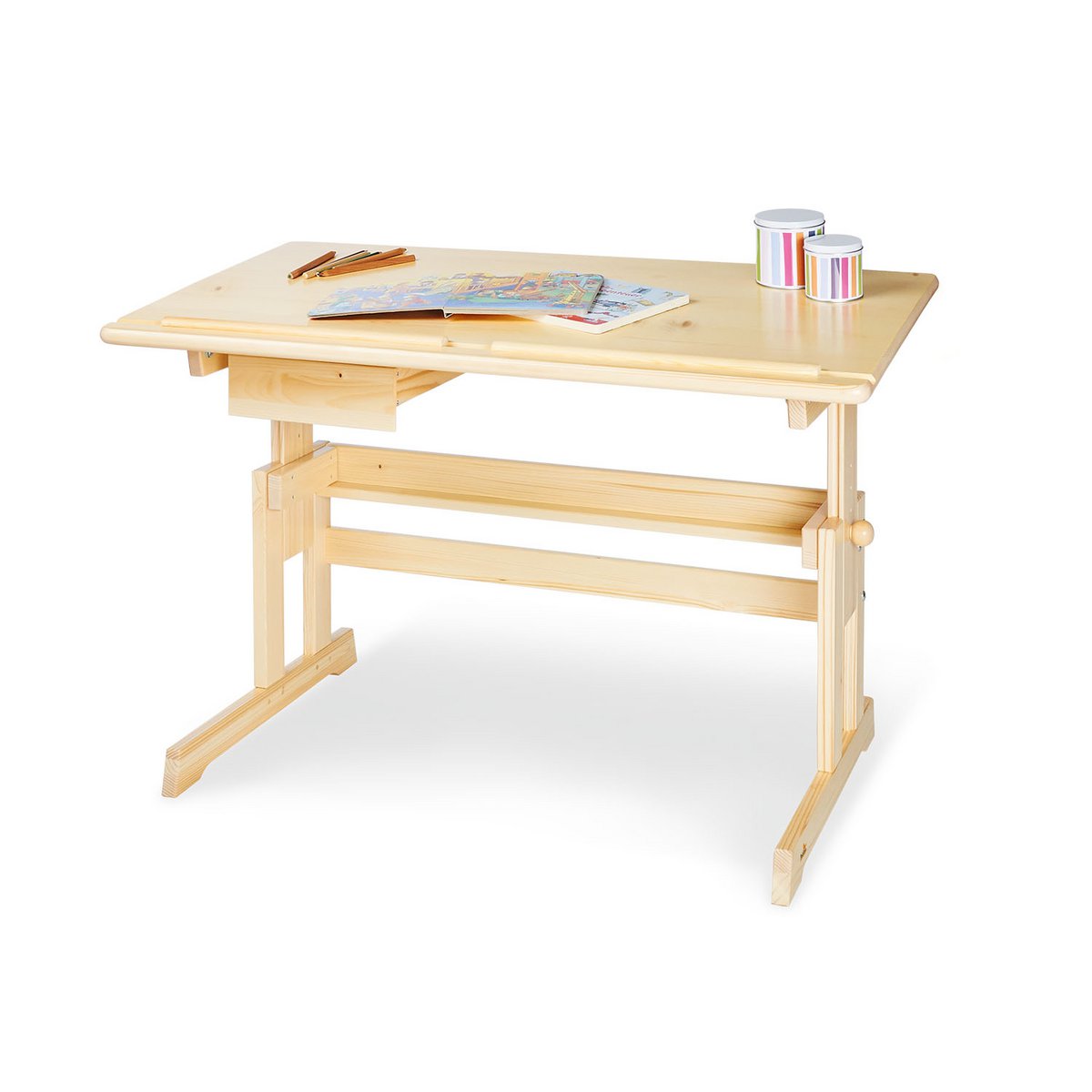 Bureau pour enfants 'Lena', laqué clair