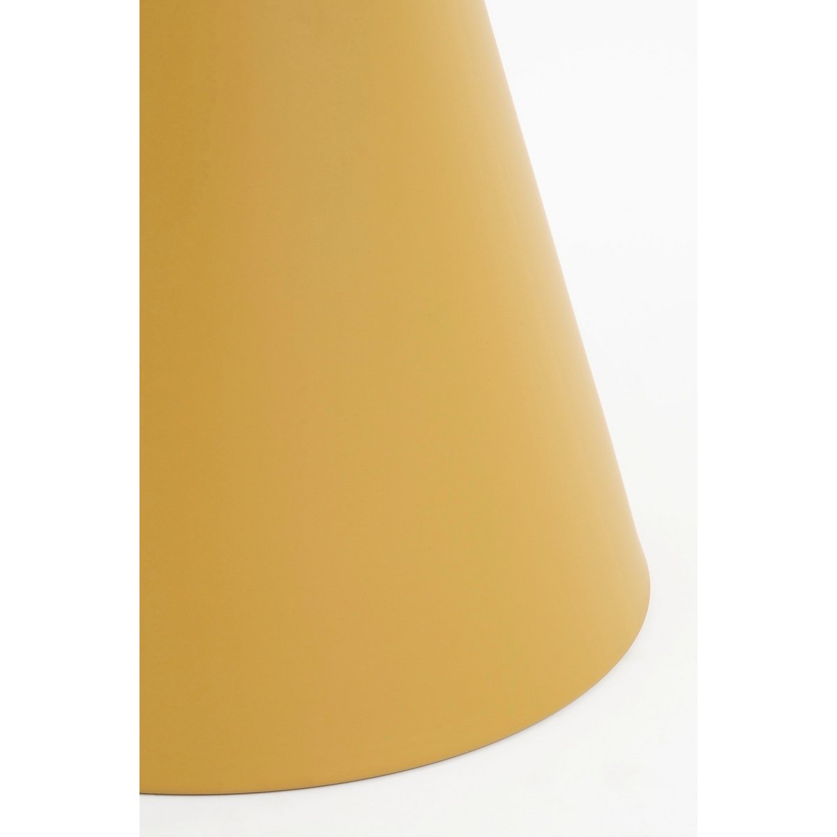 Table d'appoint Jim - H45 X Ø31 cm - Iron - Ochère Jaune