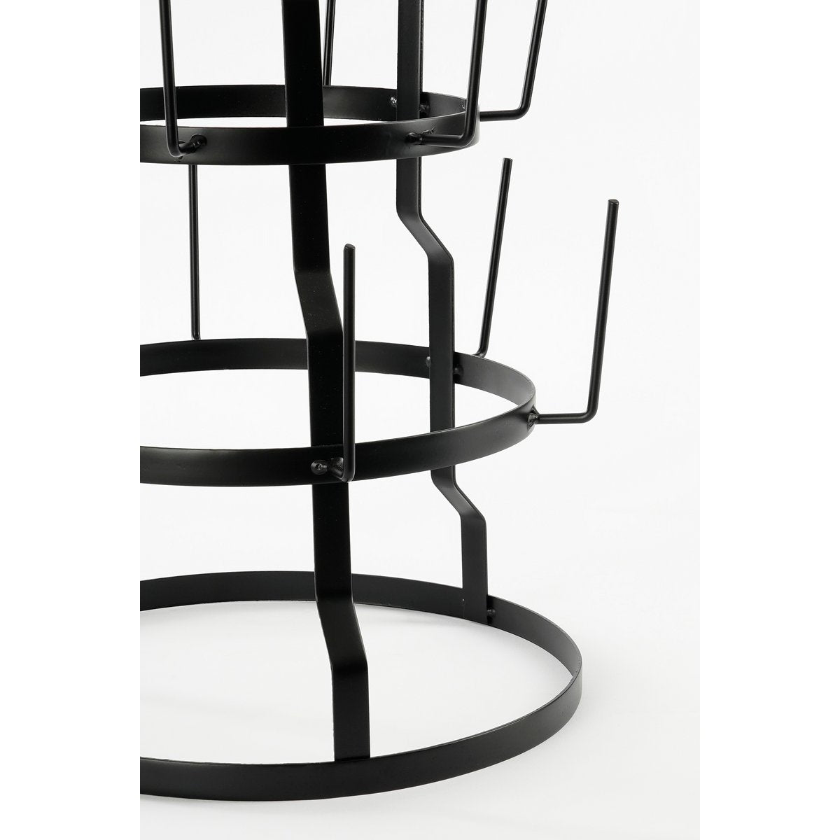 Arbre à Mugs - Métal - Noir