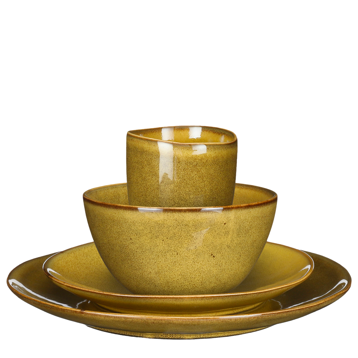 Set de service 4 personnes Tabo - Ocre