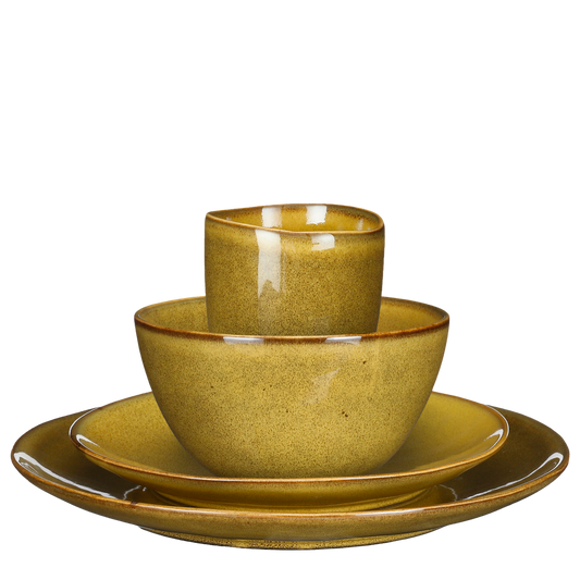Set de service 4 personnes Tabo - Ocre