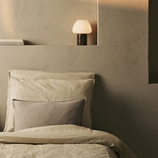 Ostade Brown / Emperador Dark – Lampe de table en Marbre