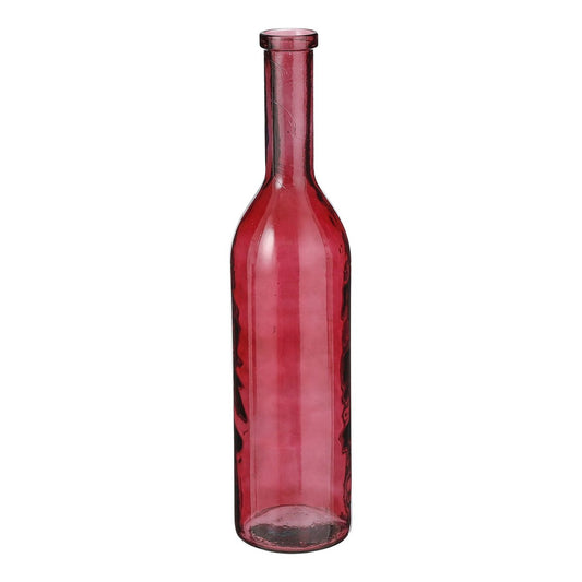Vase de bouteille Rioja - H75 X Ø18 cm - Verre recyclée - Bordeaux