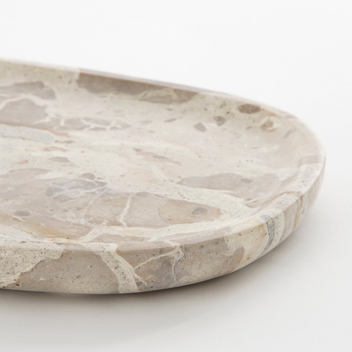 Plateau Finnos - L50 x L18 x H2 cm - Marbre - Beige