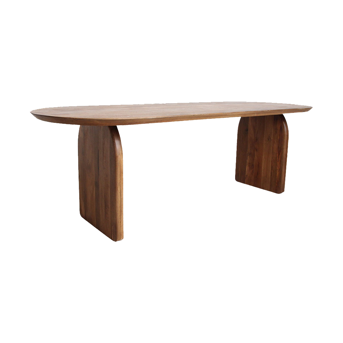 Table à manger bullnose châssis fermé