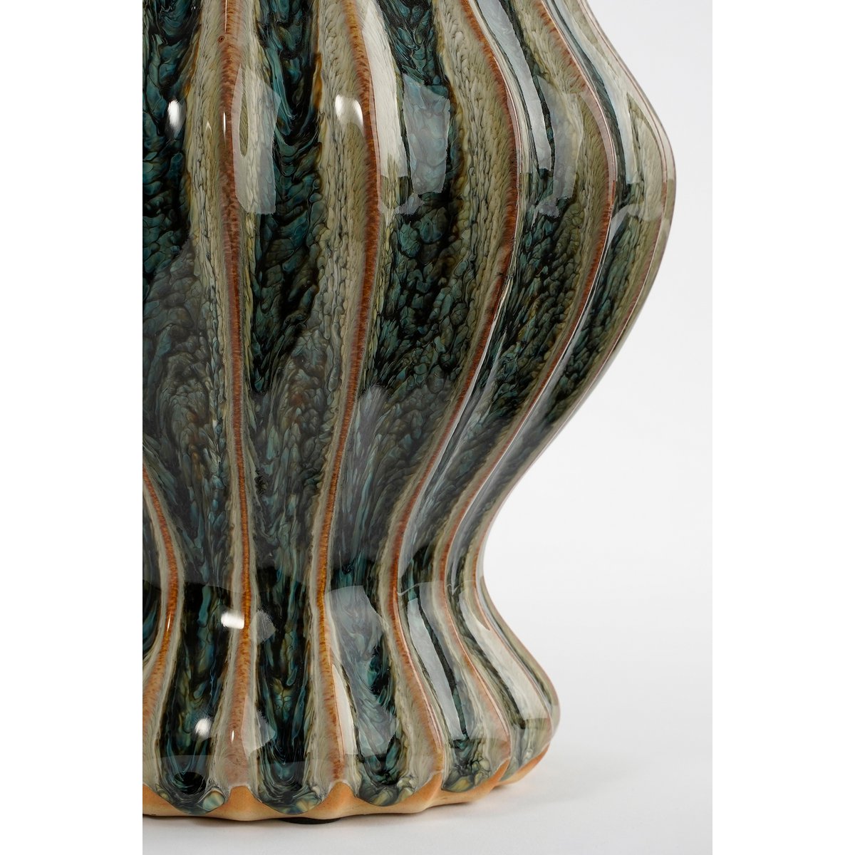 Vase Pippa - H32 x Ø21 cm - Céramique - Vert