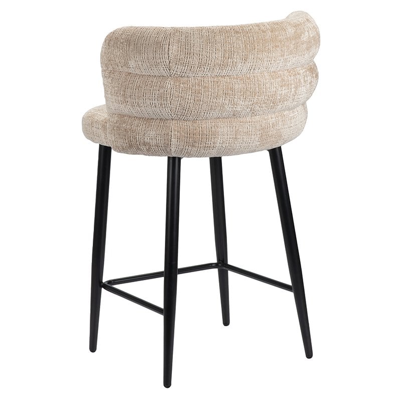 Chaise de bar de cuisine Cloud crème