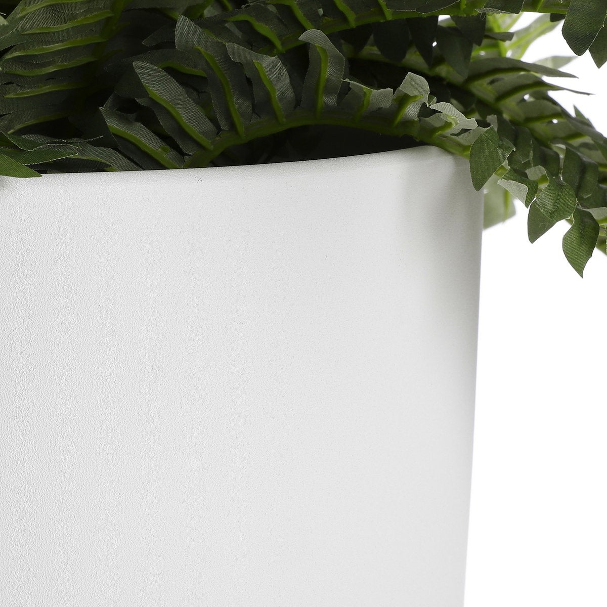 Pot de fleurs Era / H31 x Ø33 cm - Brut - Gris clair