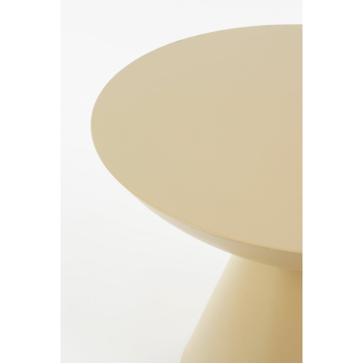 Table d'appoint Celise - H44 X Ø59 cm - Métal - beige