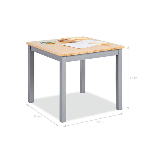 Table enfant 'Fenna', gris/naturel