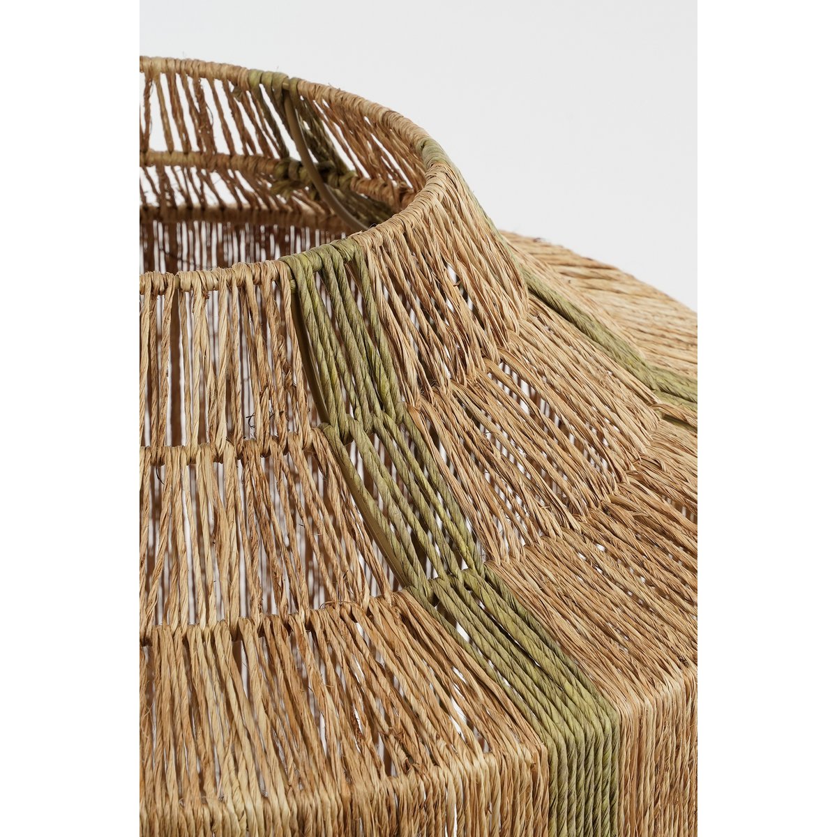 Lanterne Liliano / H51 x Ø40 cm - Jute - Vert foncé