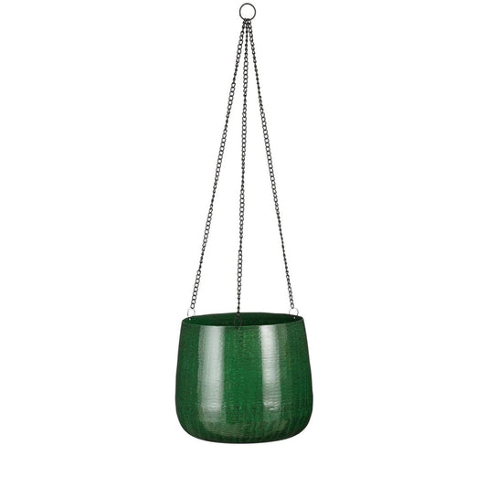 Benson Hangpot - H20 X Ø23 cm - Métal - vert foncé