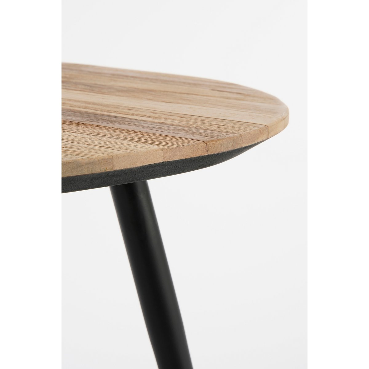 Table d'Appoint Jailey - Lot de 2 - L84 x L39 x H39 cm - Bois recyclé - Marron