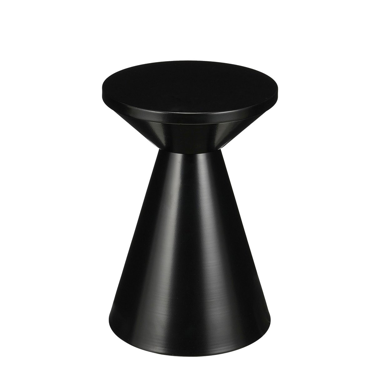 Table d'appoint Jim - H45 X Ø31 cm - Fer - noir