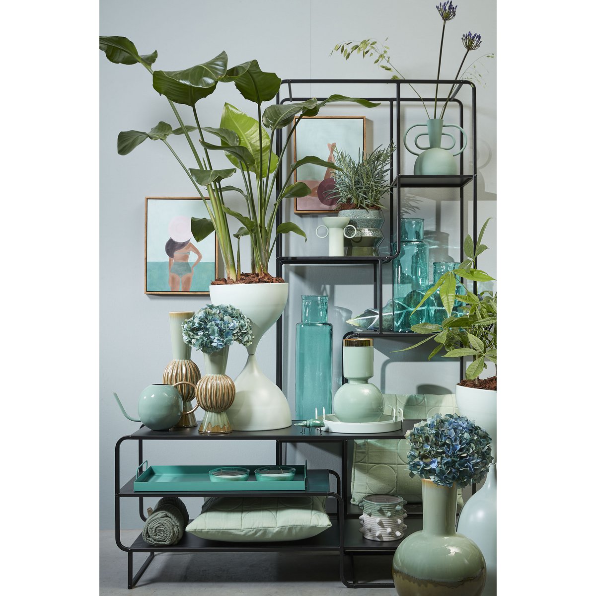 Etagère Jules cm - Métal - Noir