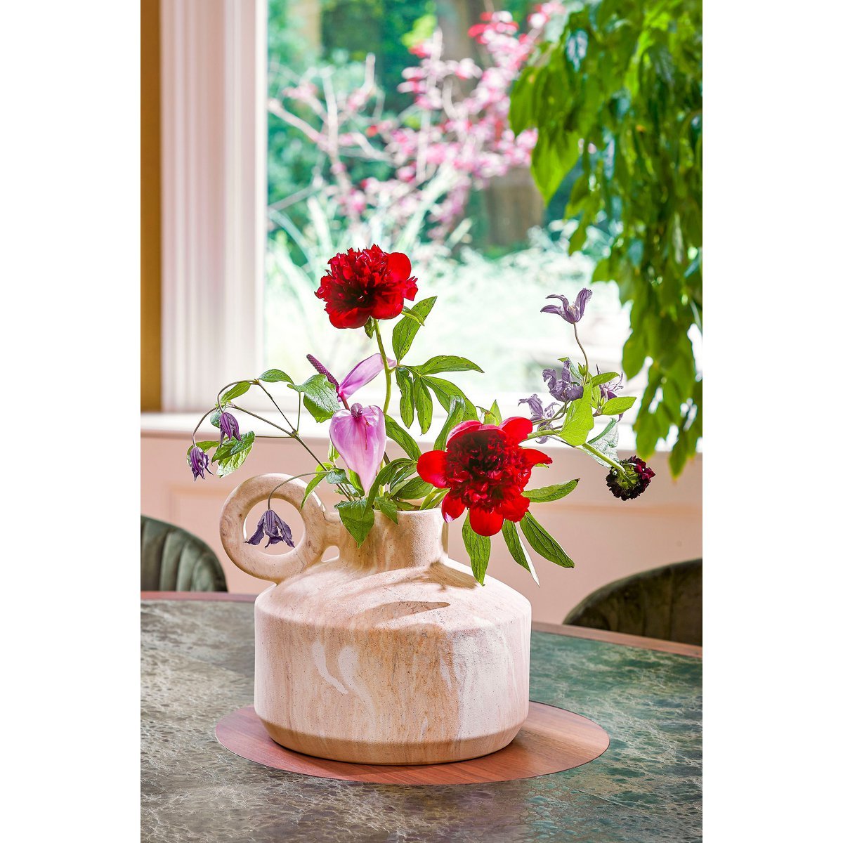 Trentino | Vase design en céramique beige