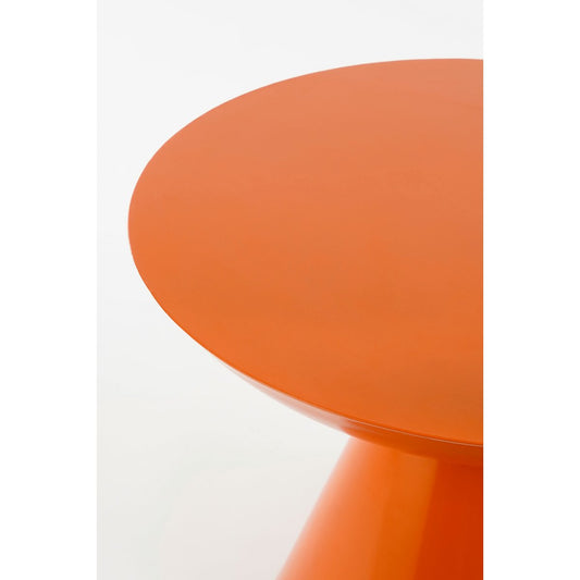Table d'appoint Celise - H44 X Ø59 cm - Métal - Orange