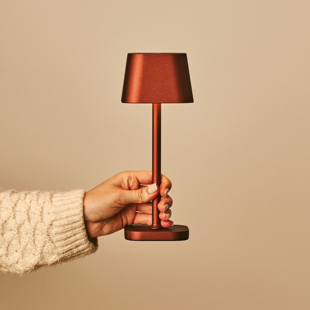 Ava Bronze - lampe de table rechargeable | Élégant, sans fil et dimmable