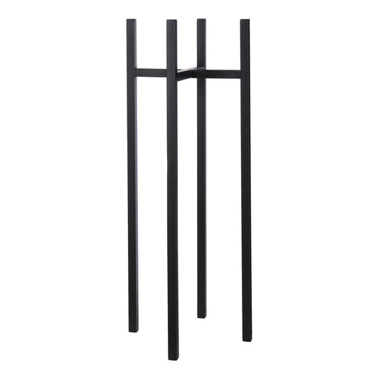 Support pour Plantes Ascot XL - L38 x L38 x H95 cm - Métal - Noir