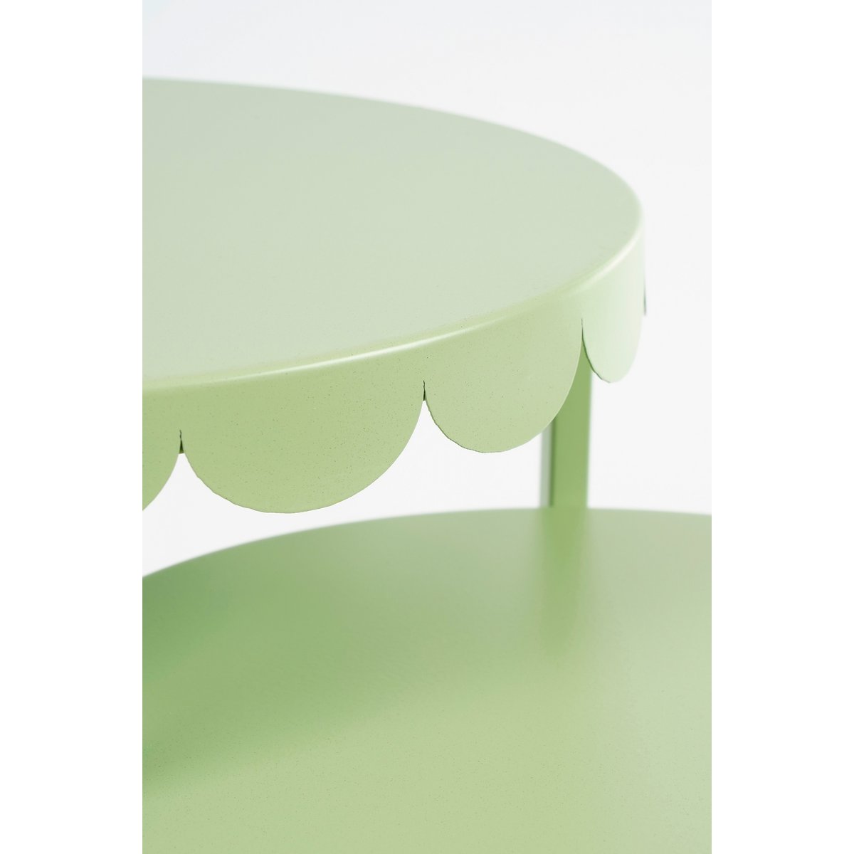 Table d'appoint Lara - Ensemble de 2 - H51 X Ø40 cm - Metal - Mintgroen