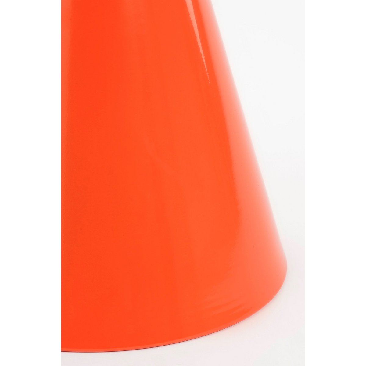 Table d'appoint Jim - H45 X Ø31 cm - Iron - Orange