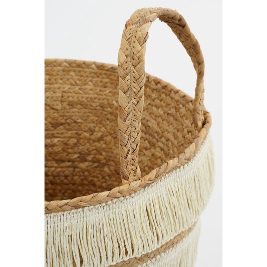 Panier de rangement - Ensemble de 2 - H30 x Ø32 cm - Waterhyacint - Brown