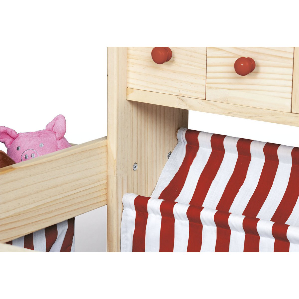 Stand de marché 'Lucy', rouge