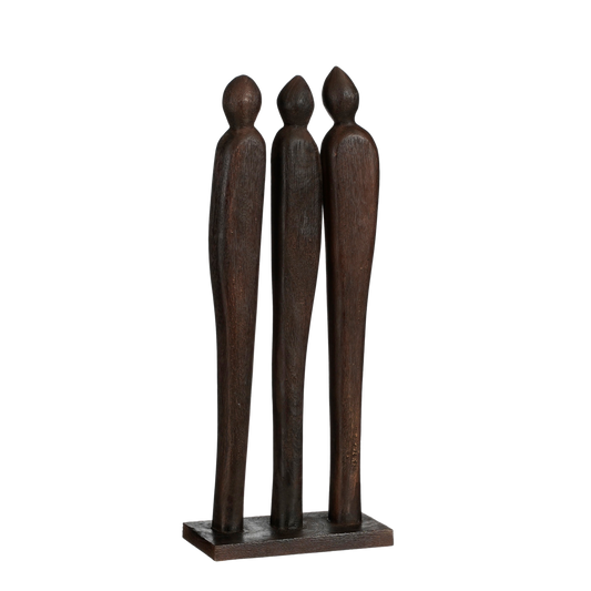 Pegara Home Decoration - L7 x L18 x 46 cm - FSC 100% Bois de Manguier - Marron