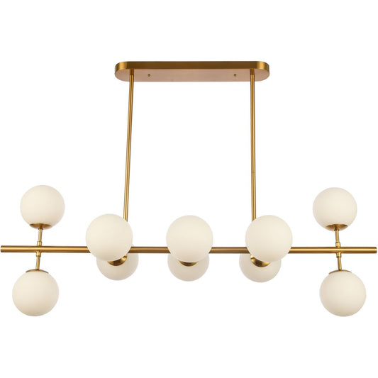 Suspension Christine White Gold