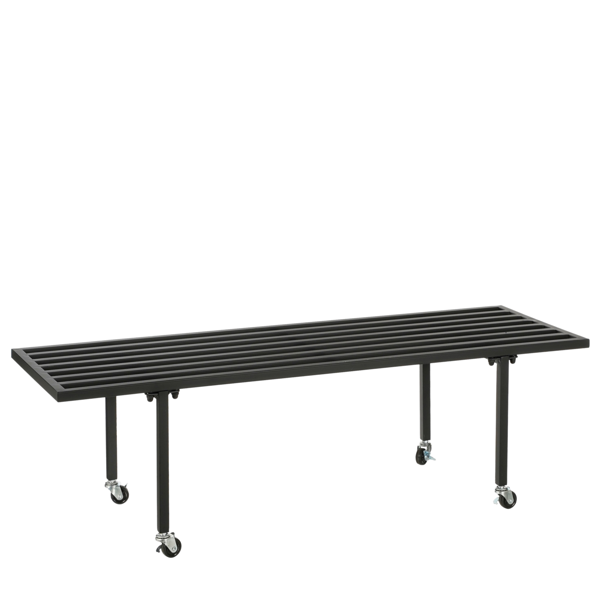 Table de la plante Greenrax - L118 x B38 x H36 cm - Métal - noir