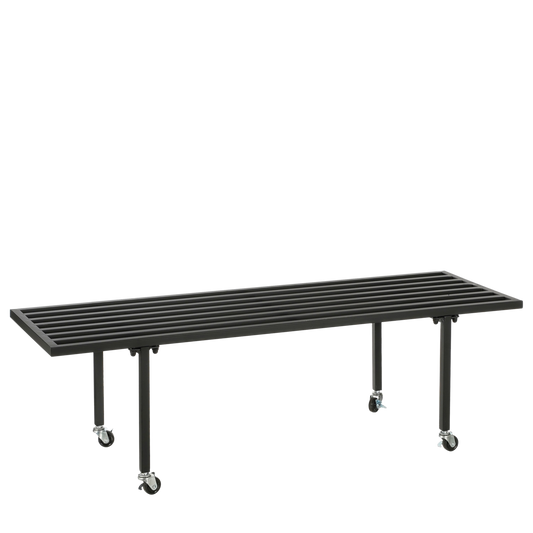 Table de la plante Greenrax - L118 x B38 x H36 cm - Métal - noir