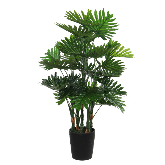 Plante Artificielle Philodendron - H120 x Ø80 cm - Vert