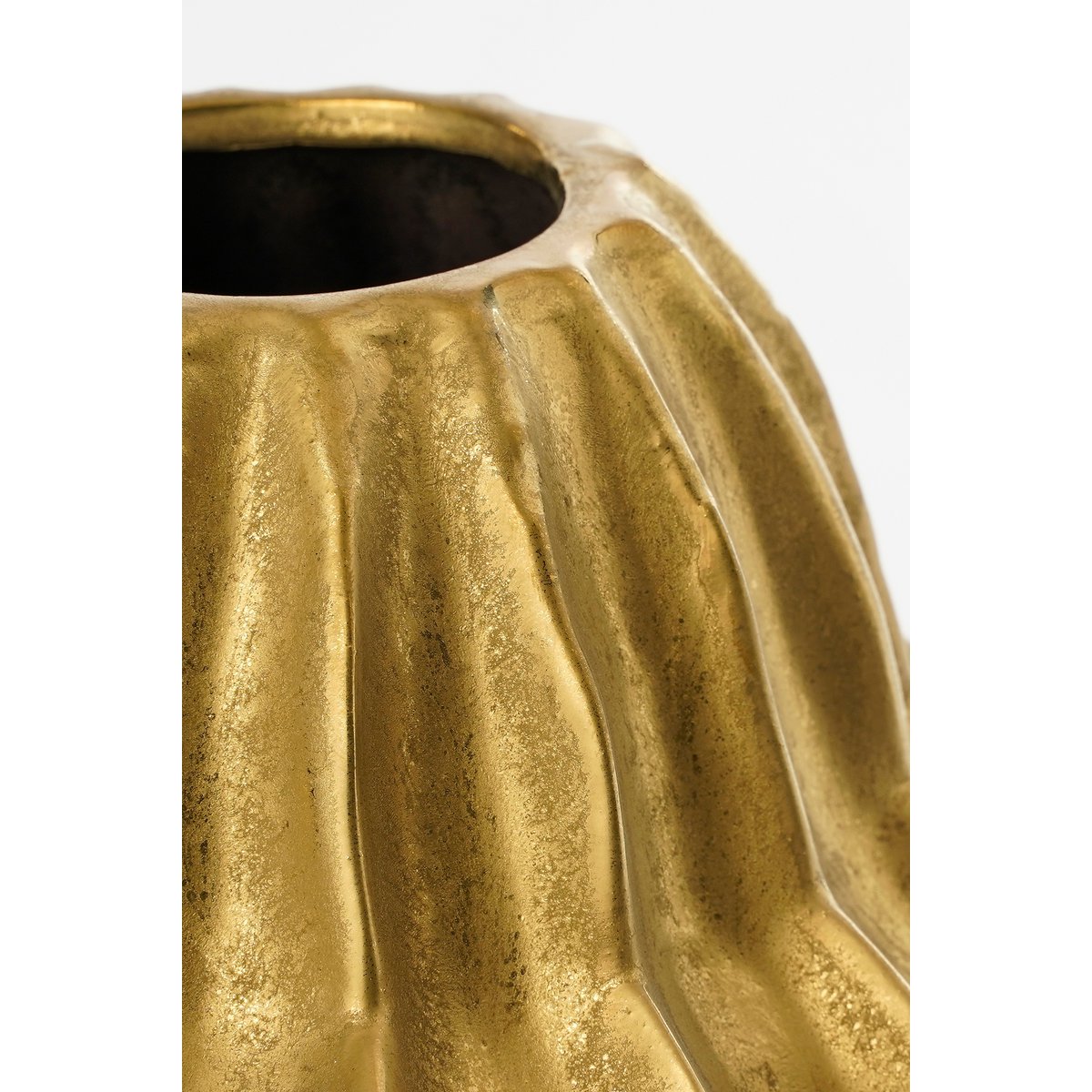 Vase Altea - H28 x Ø25 cm - Céramique - Or