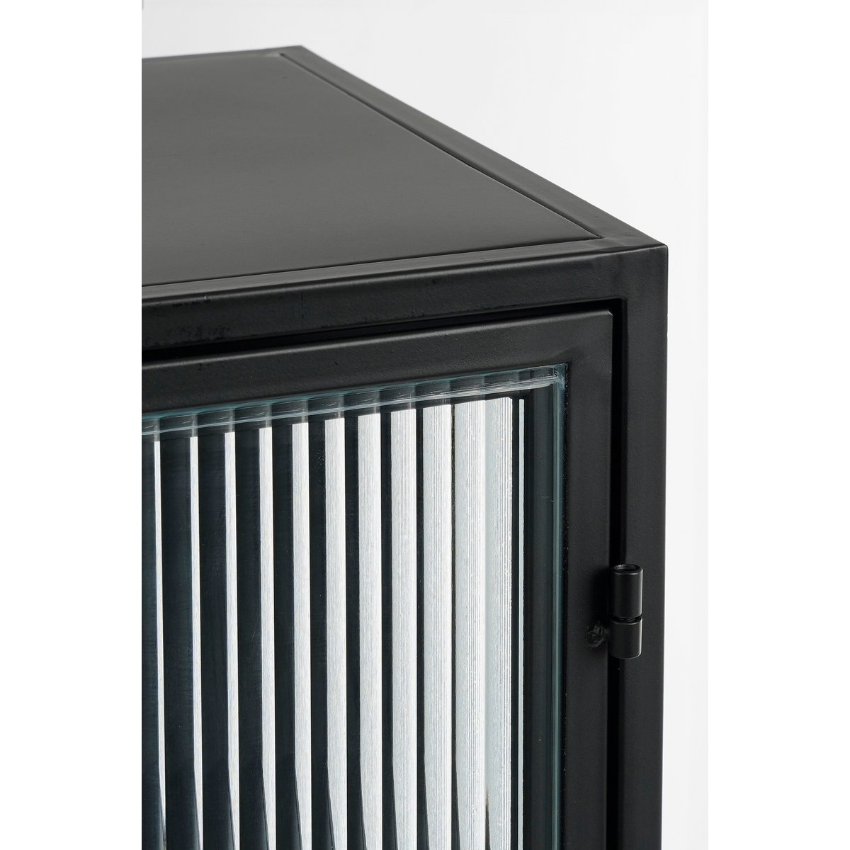 Buffet de rangement Clifton double - Métal - noir