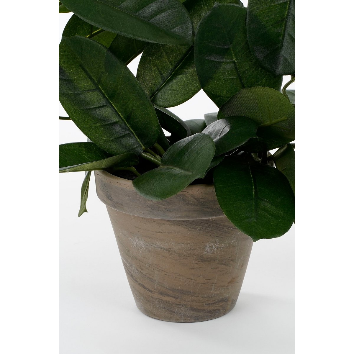 Plante Artificielle Stephanotis en Pot de Fleur Stan - H50 x Ø40 cm - Blanc