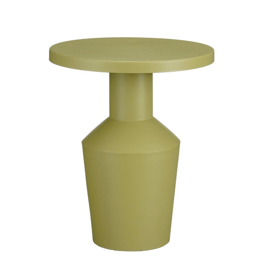 Table d'appoint Feroza - H41 X Ø34 cm - Métal - vert clair