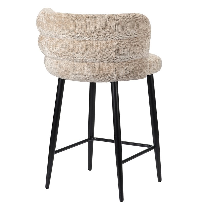 Chaise de bar de cuisine Cloud crème